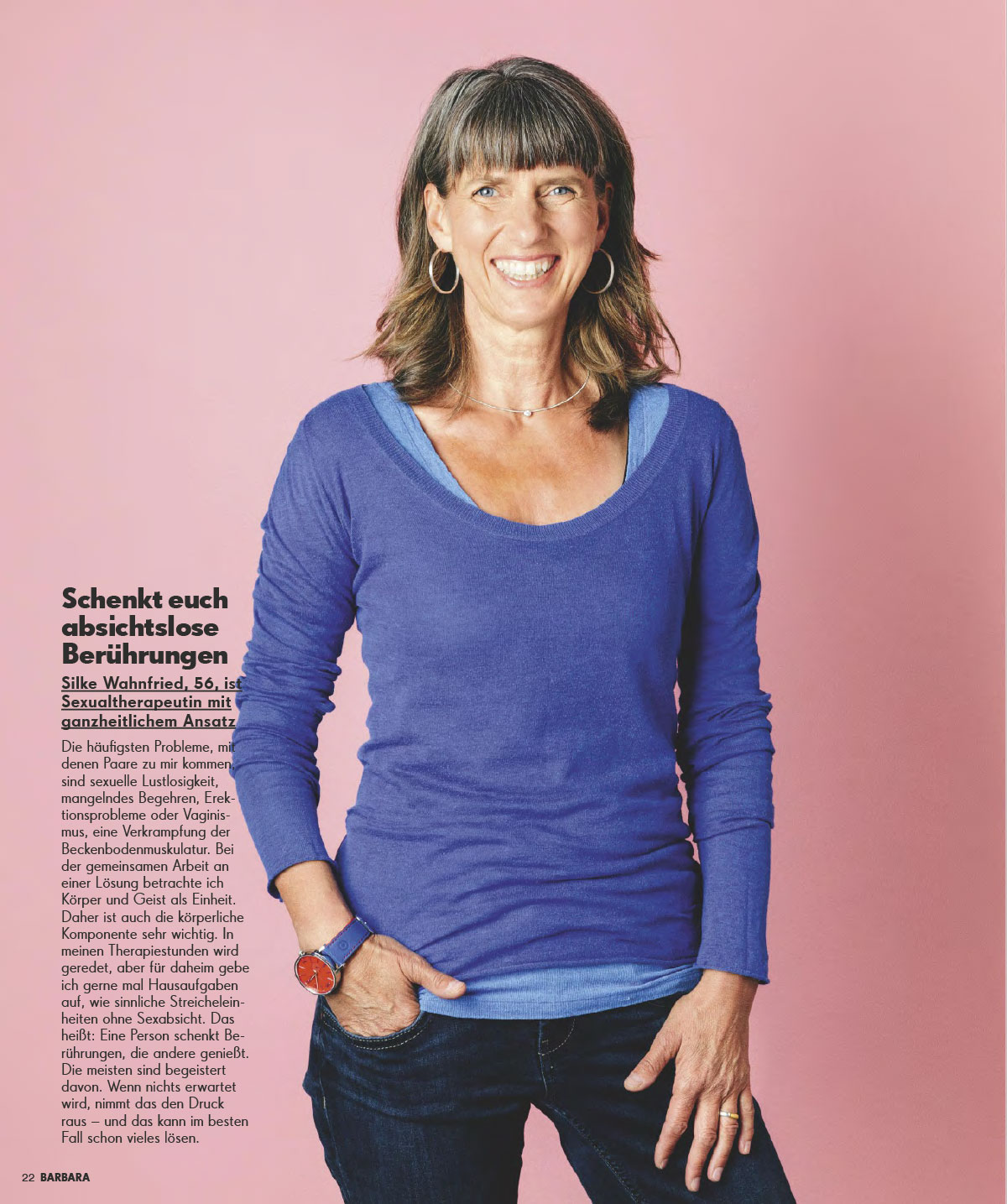 Ganzheitliche Sexualtherapie – Silke Wahnfried im Magazin BARBARA